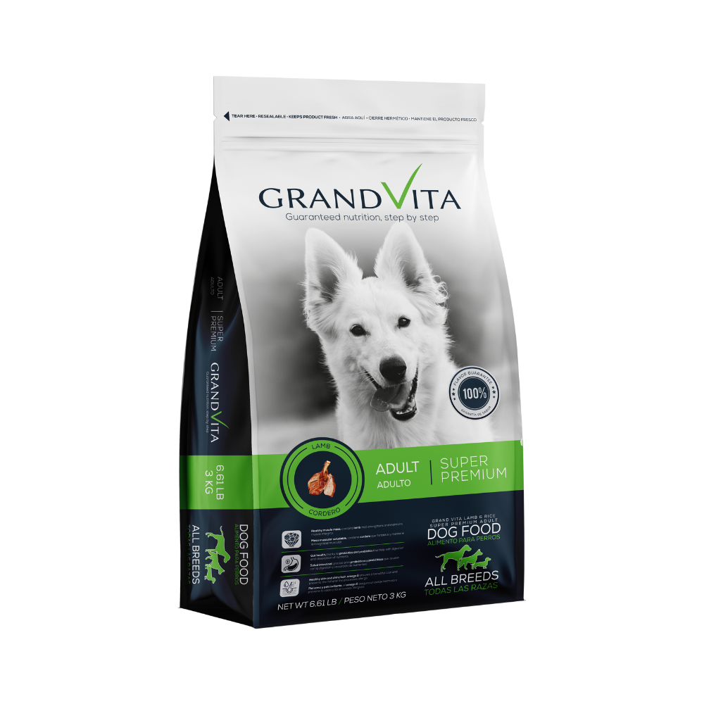GrandVita Comida para Perro Grandvita Adulto 3kg – PET SHOP LA FAVORITA