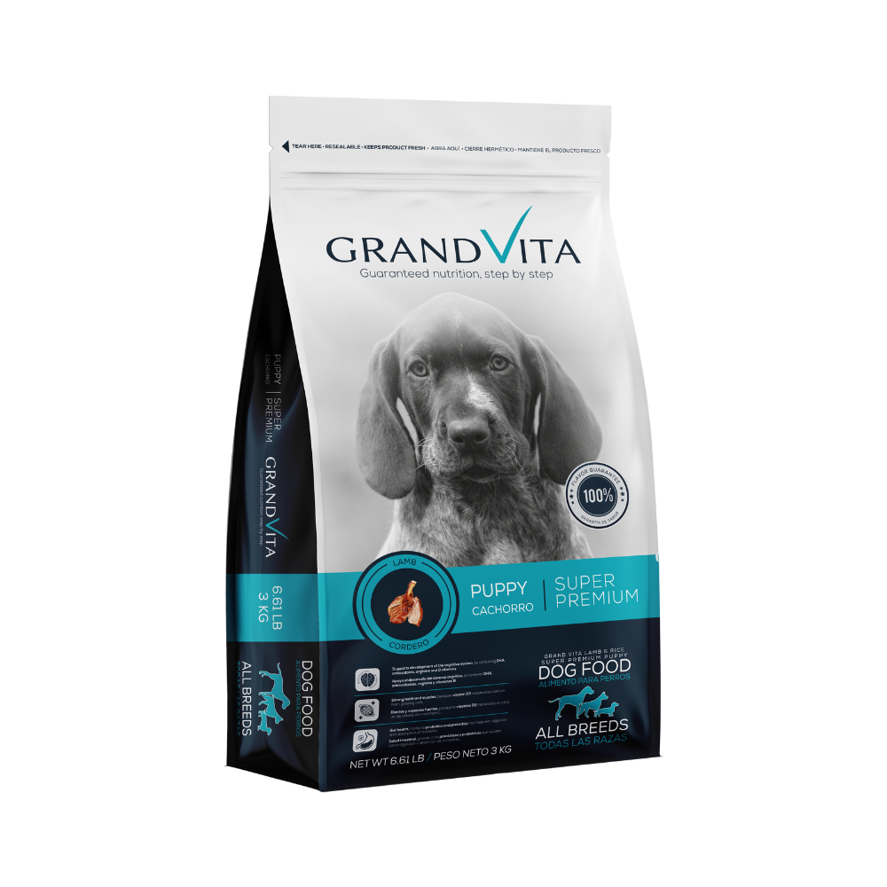 GrandVita Comida para Perro Grandvita cachorro 3kg – PET SHOP LA FAVORITA