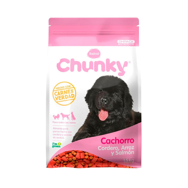 CHUNKY CACHORRO CORDERO ARROZ Y SALMON