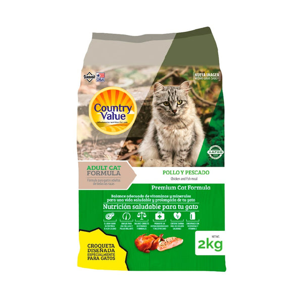 COUNTRY VALUE GATOS 2KILOS
