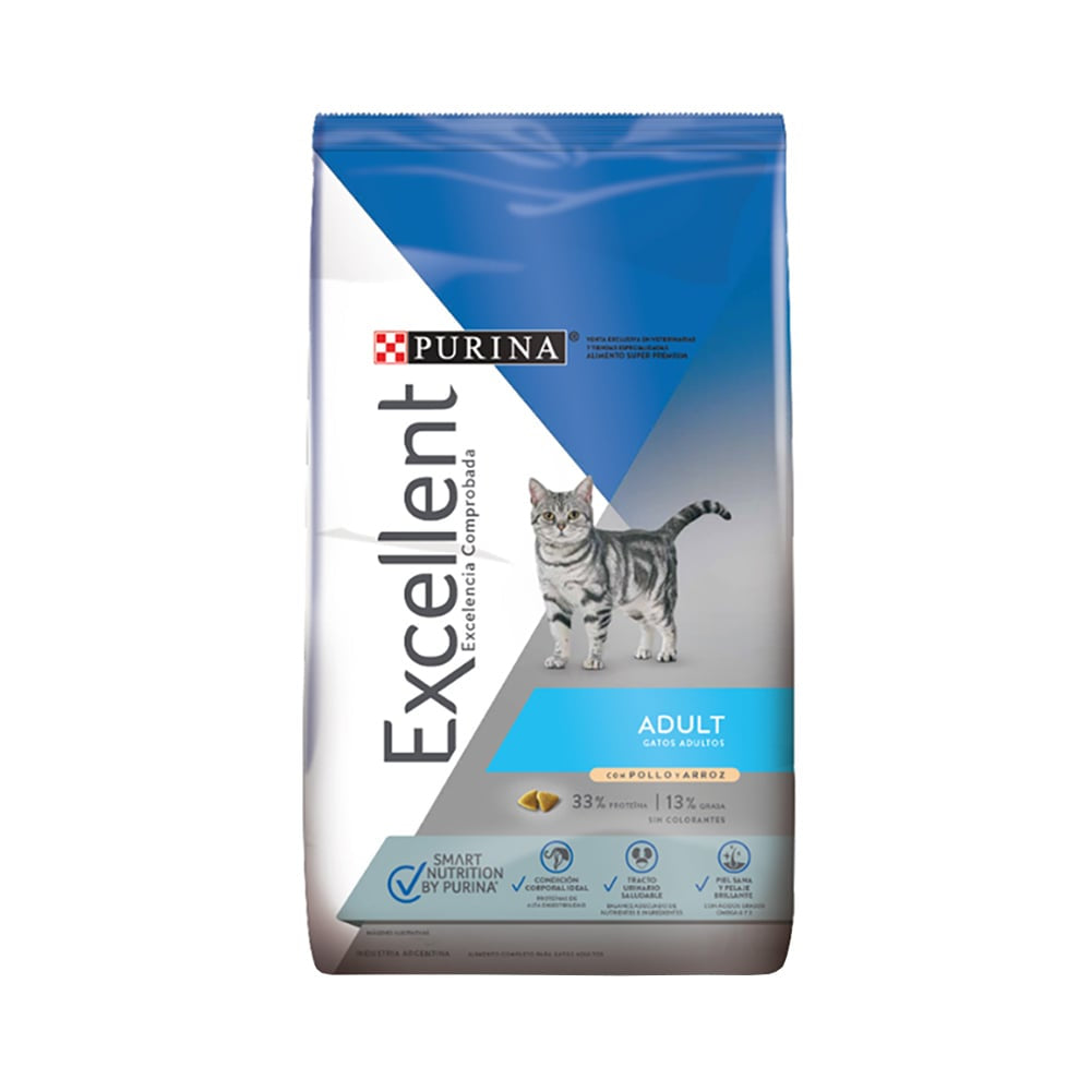 EXCELLENT CAT/GATO SMART ADULTO *3 KILOS