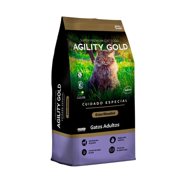 AGILITY GOLD GATOS ESTERILIZADO 1.5 KILOS