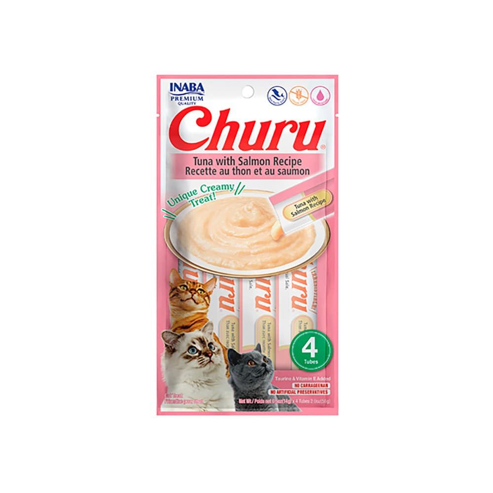 CHURU SALMON CON TUNA * 4 UND *56 GRAMOS (ROSADO)