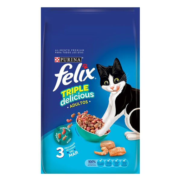 FELIX TRIPLE DELICIOUS MAR ADULTOS *1.5 KILOS