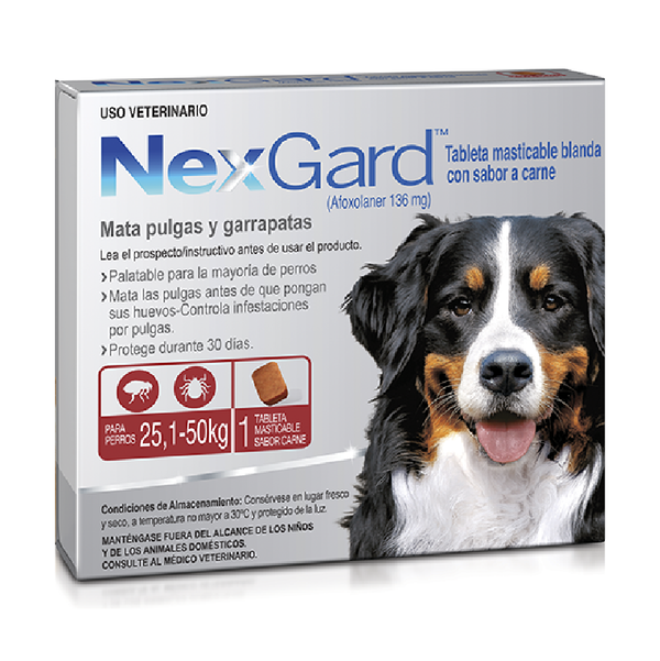 NEXGARD XL (25.1-50KG) CAJA X 1 TAB