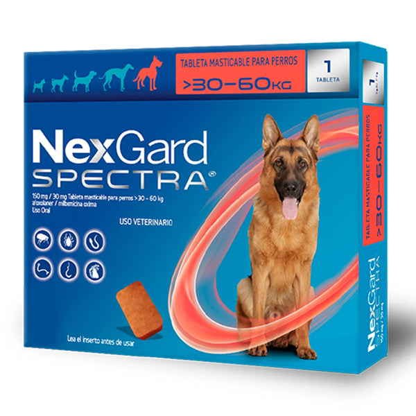 NEXGARD SPECTRA XL (30-60KG) CAJA X1 TAB