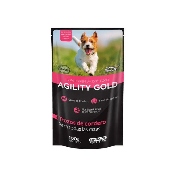 SOBRE AGILITY GOLD TROZOS DE CORDERO *100 GRAMOS