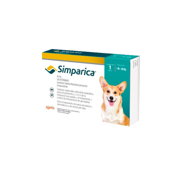 Antiparasitario Externo Para Perro Simparica