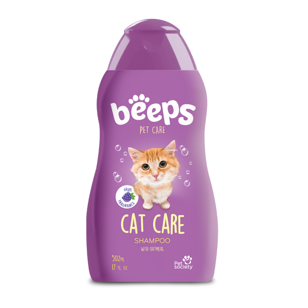 Beeps Cat Care Shampoo x 502 ml/17 Oz