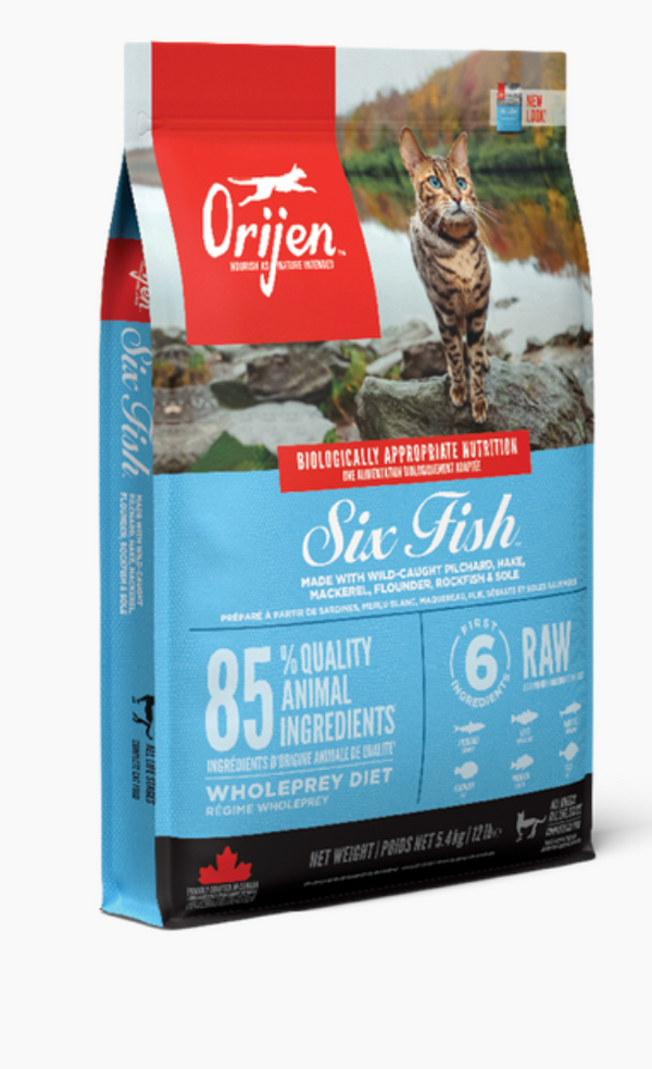 ORIJEN SIX FISH CAT/GATO * 1.8 KILOS