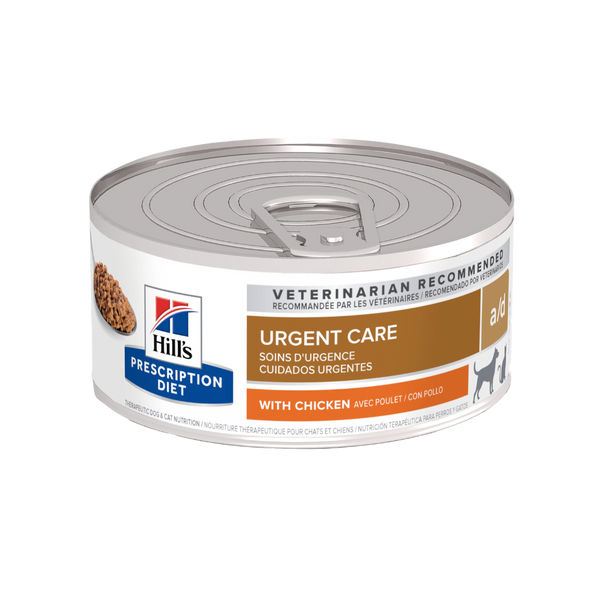 Comida Húmeda para Perros y Gatos Hills Prescription Diet Urgen A/D 5.5 Onz