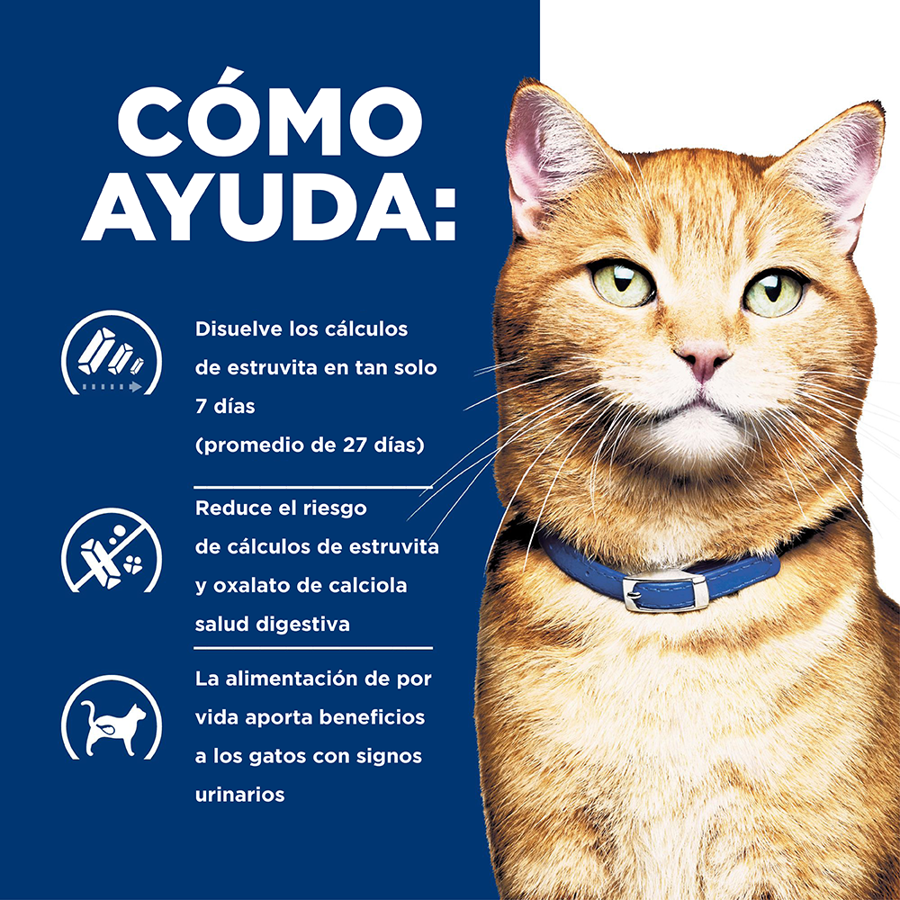 Comida para gato Hills cd Multicare Pollo 4 Lbs