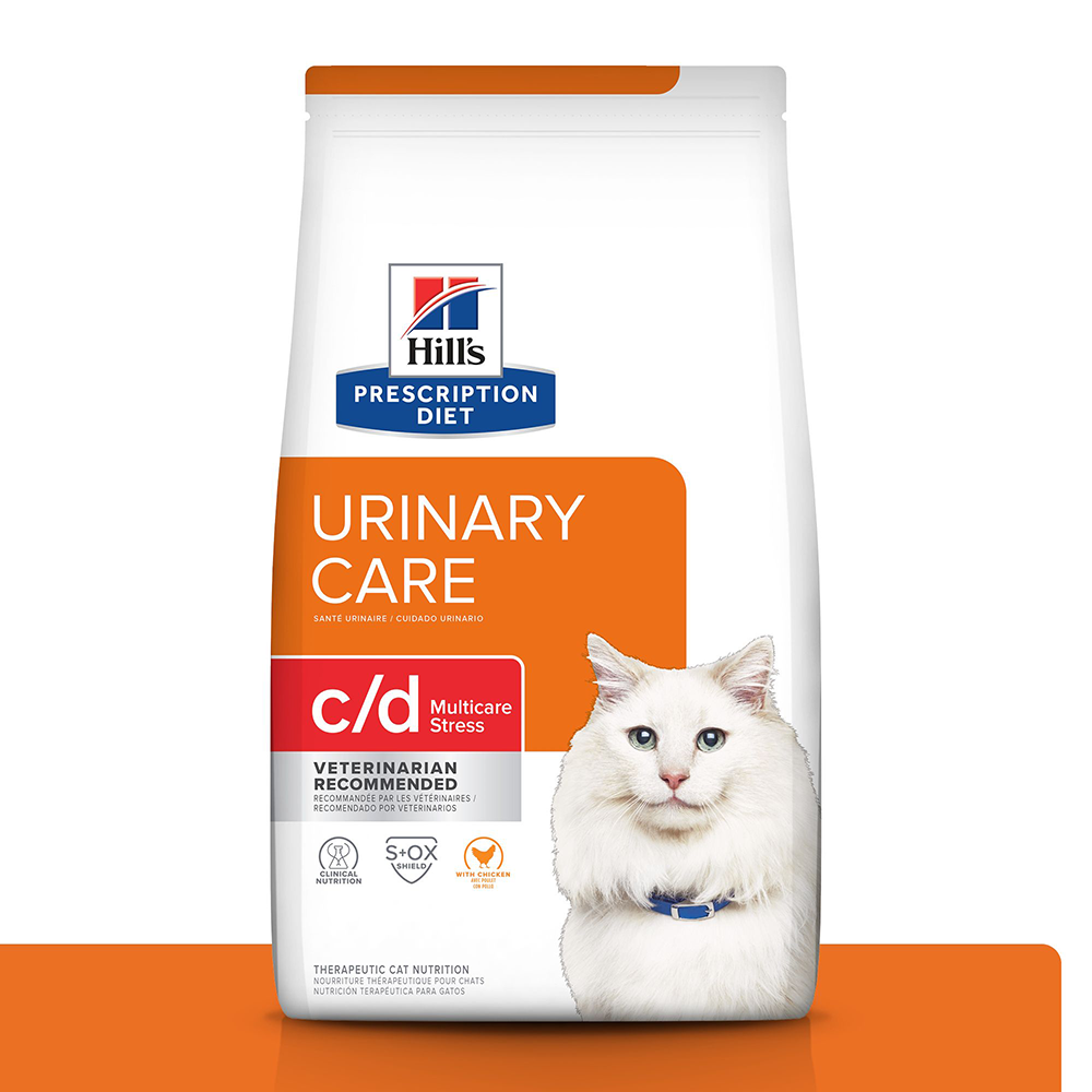 Comida para gato Hills Multicare Strees Pollo c/d 4 Lbs
