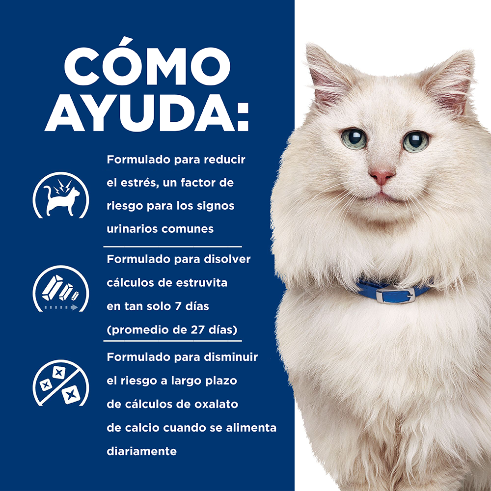 Comida para gato Hills Multicare Strees Pollo c/d 4 Lbs
