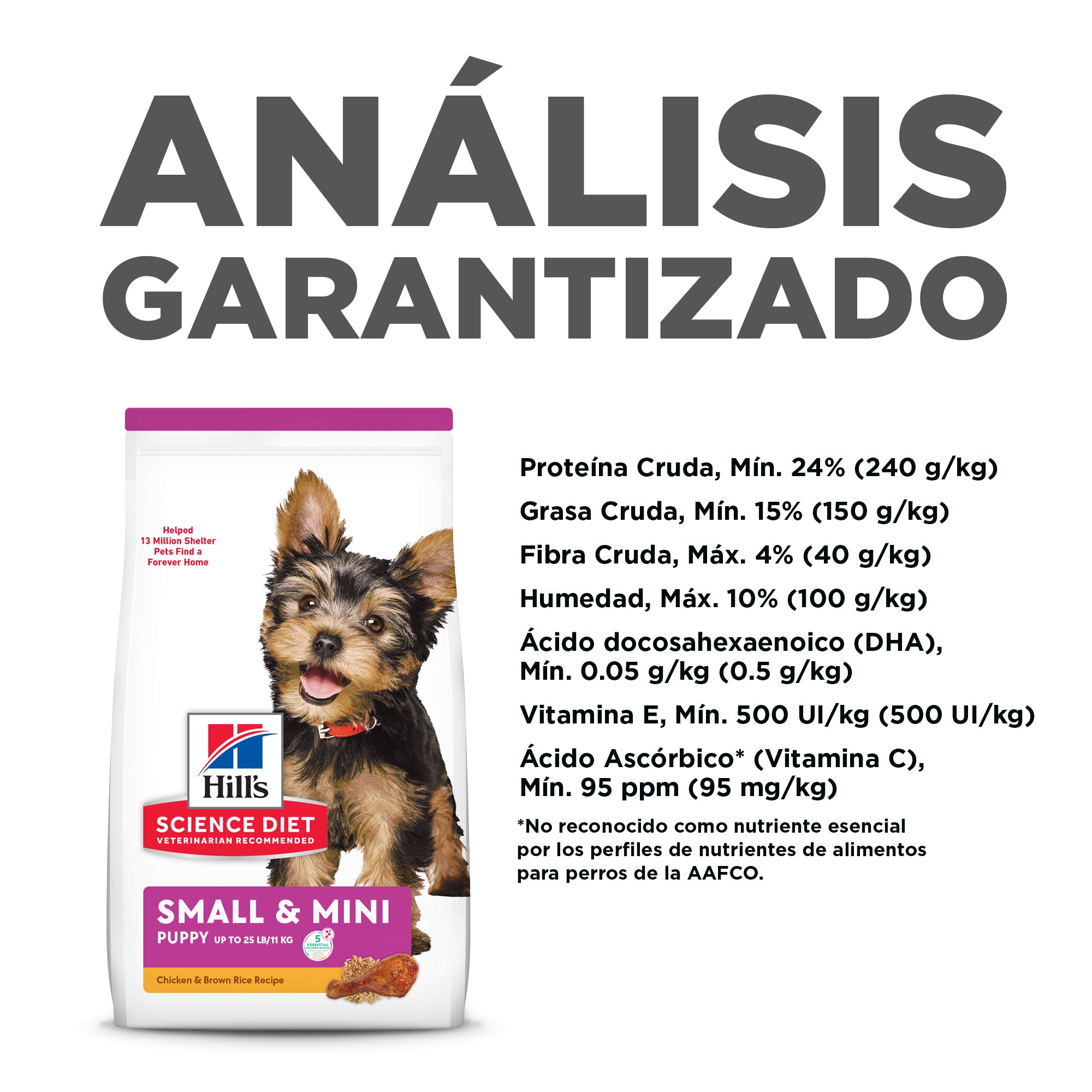 Comida para perros Hills Cachorros Razas Miniatura  4,5 Lbs