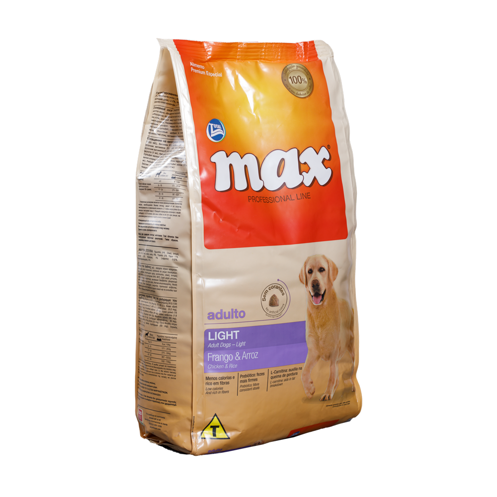 Comida para perro Max Adulto Light Pollo y Arroz