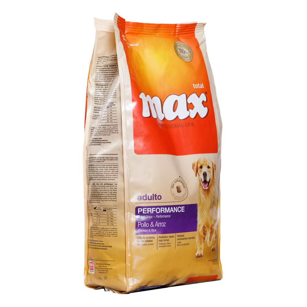 Comida para perro Max Adulto Performance Pollo