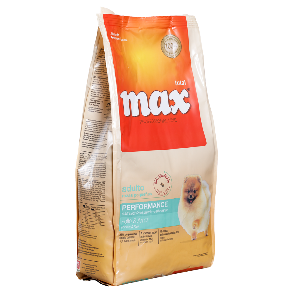 Comida para perro Max Razas Pequeñas Performance Pollo