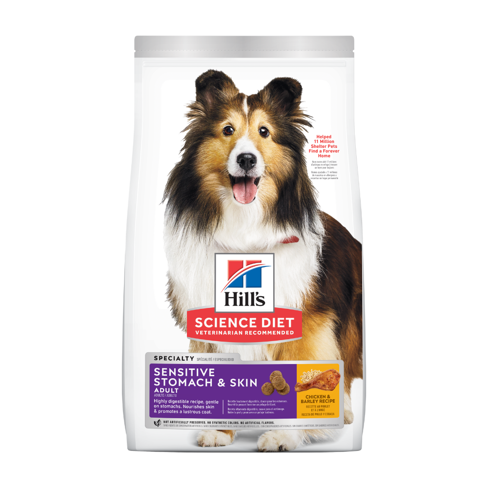 Comida para perro Hills Adulto Estomago Sensible y piel 4Lb