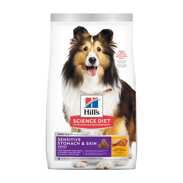 Comida para perro Hills Adulto Estomago Sensible y piel 4Lb