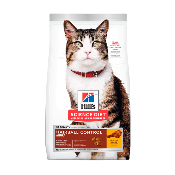 Comida para gato Hills Hairball Adulto 3, 5 Lbs