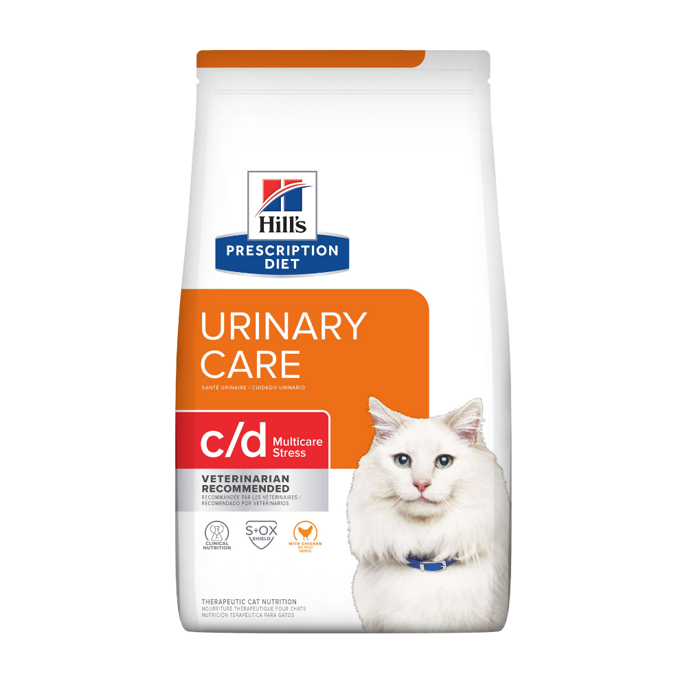 Comida para gato Hills Multicare Strees Pollo c/d 4 Lbs