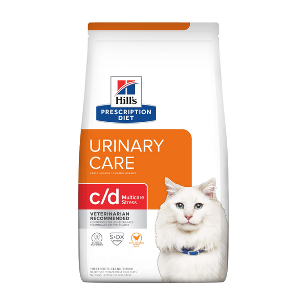 Comida para gato Hills Multicare Strees Pollo c/d 4 Lbs