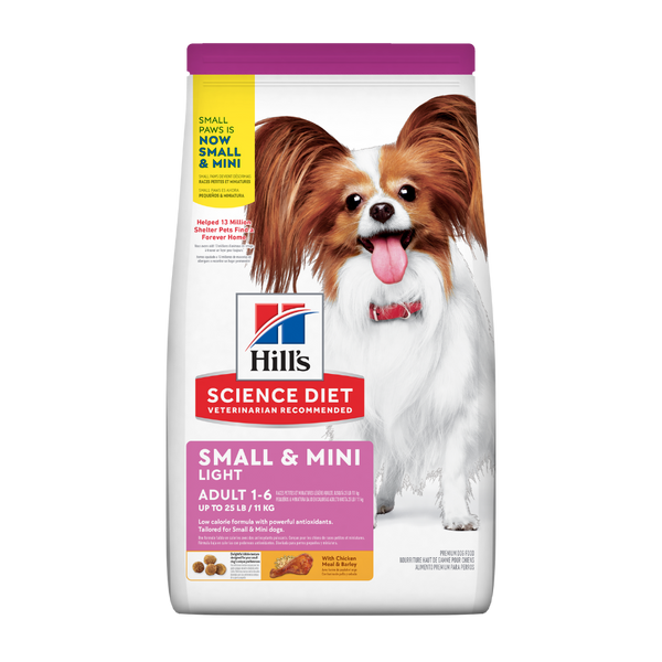 Comida para perro Hills Adulto Light Razas Miniatura 4,5Lb