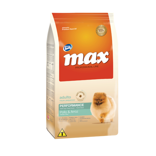 Comida para perro Max Razas Pequeñas Performance Pollo