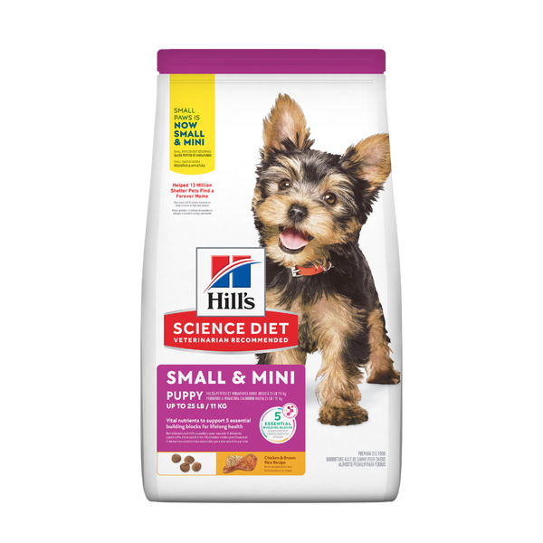 Comida para perros Hills Cachorros Razas Miniatura  4,5 Lbs