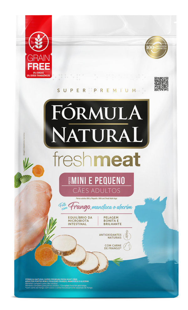 FORMULA NATURAL FRESH MEAT ADULTO MINI Y PEQUENO POLLO 1 KG