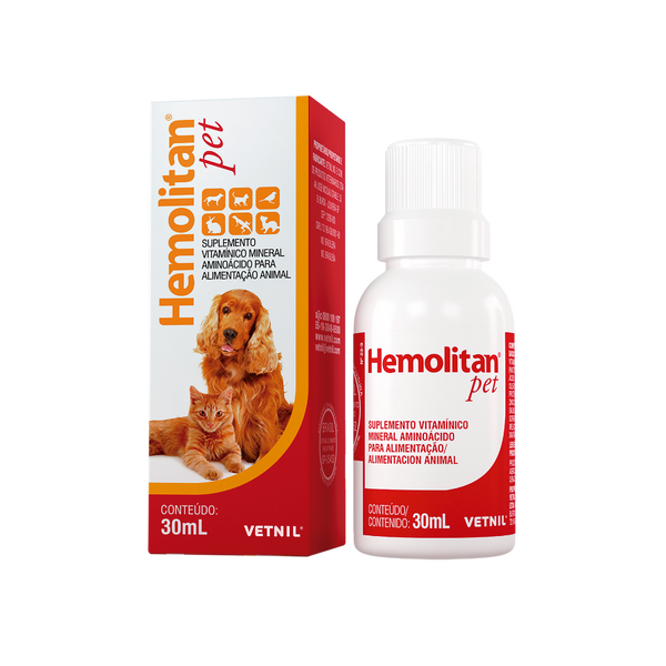 Hemolitan Pet Suplemento para perros y gatos
