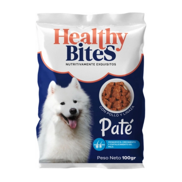 Comida Húmeda para Perro Healthy Bites Paté Derm 100gr