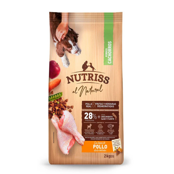 NUTRISS NATURAL CACHORRO POLLO *2 KILOS