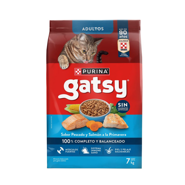 GATSY ADLT PESCADO & SALMON *7 KILOS