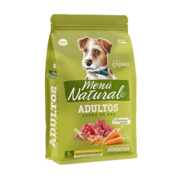 MENU NATURAL EXT PERRO RES *3 KILOS