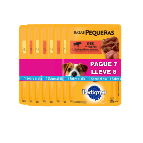 SOBRE PEDIGREE RP PAGUE 7 LLEVE  8