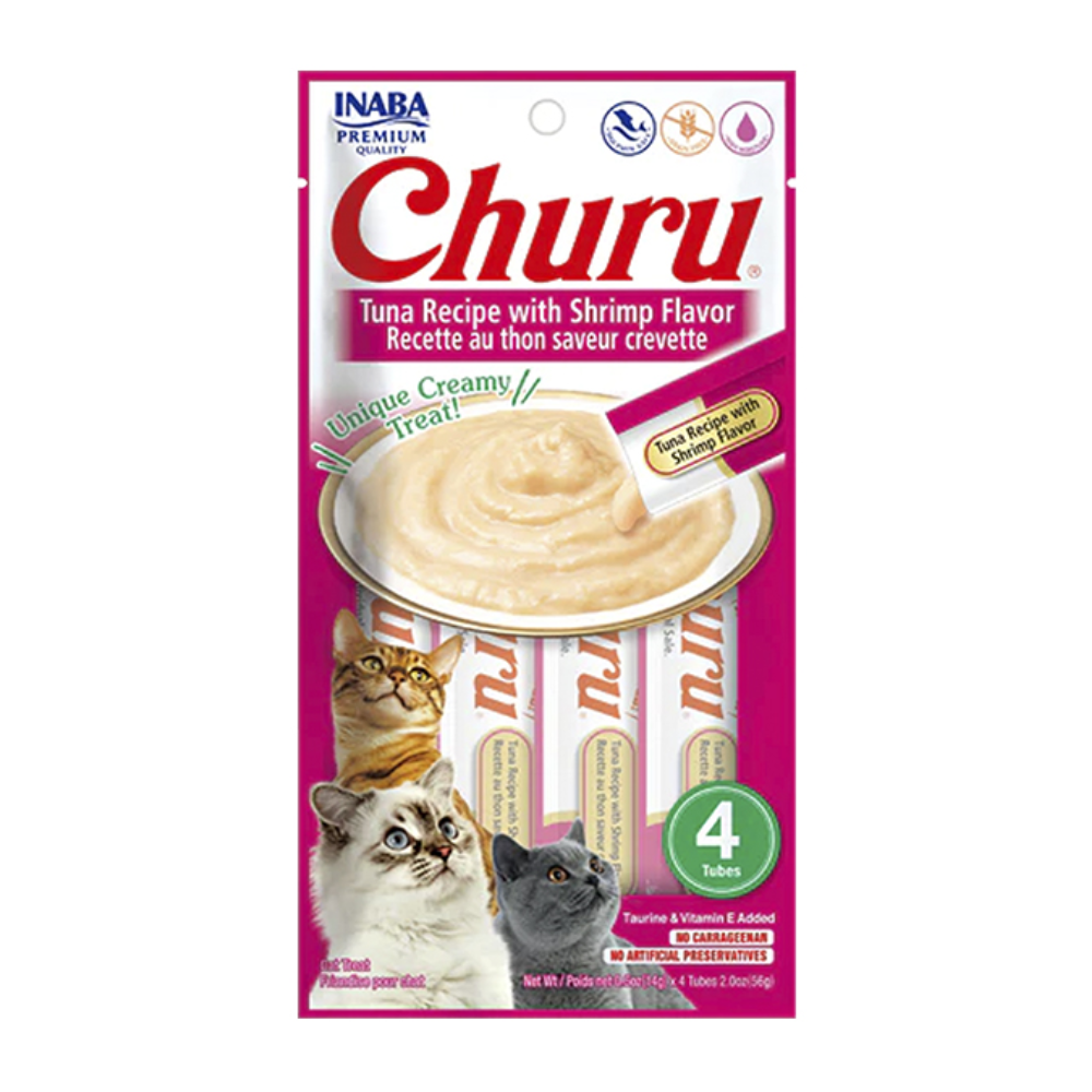 CHURU  TUNA CON CAMARONES *4UND *85GR (FUCSIA)