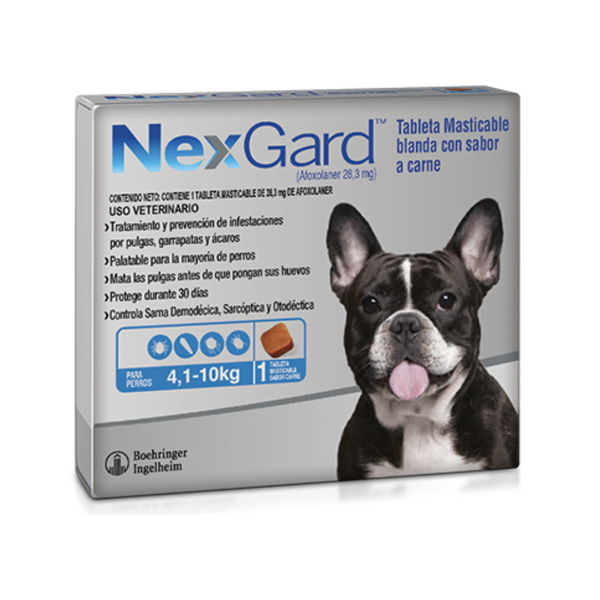 NEXGARD M (4.1 – 10KG) CAJA * 1 TAB