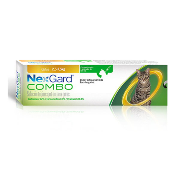 NEXGARD COMBO GATO/CAT (2.5-7.5K) *0.9 ML