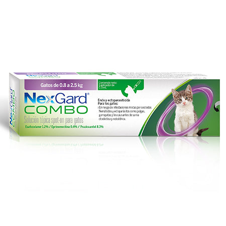 NEXGARD COMBO GATO/CAT (0.8 -2.5K) *0.3ML