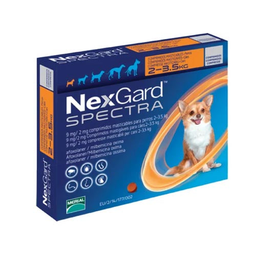 NEXGARD SPECTRA (SALMON) XS 2-3.5 KG