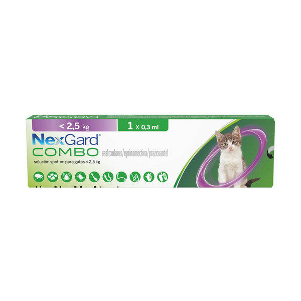 NEXGARD COMBO GATO/CAT (0.8 -2.5K) *0.3ML