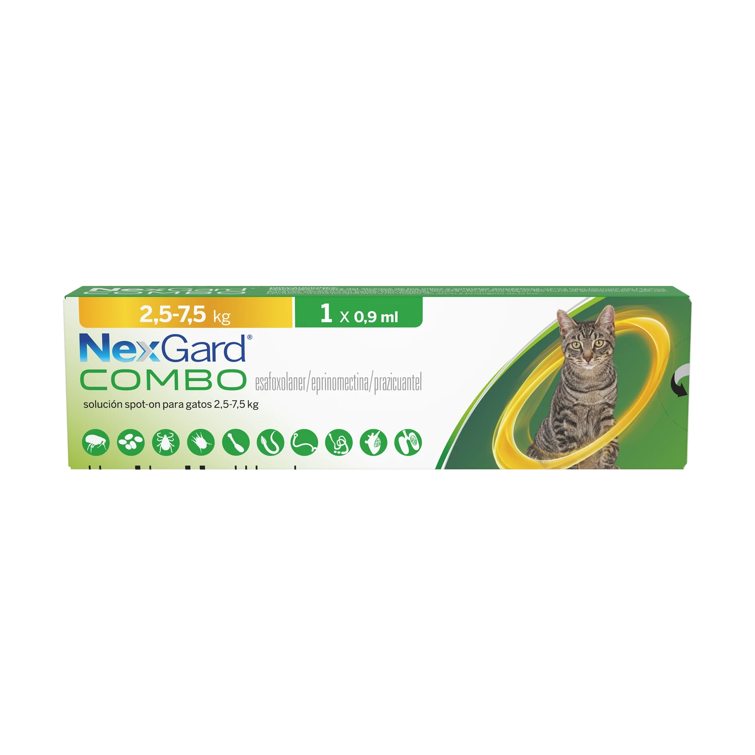 NEXGARD COMBO GATO/CAT (2.5-7.5K) *0.9 ML
