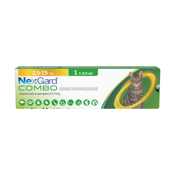NEXGARD COMBO GATO/CAT (2.5-7.5K) *0.9 ML
