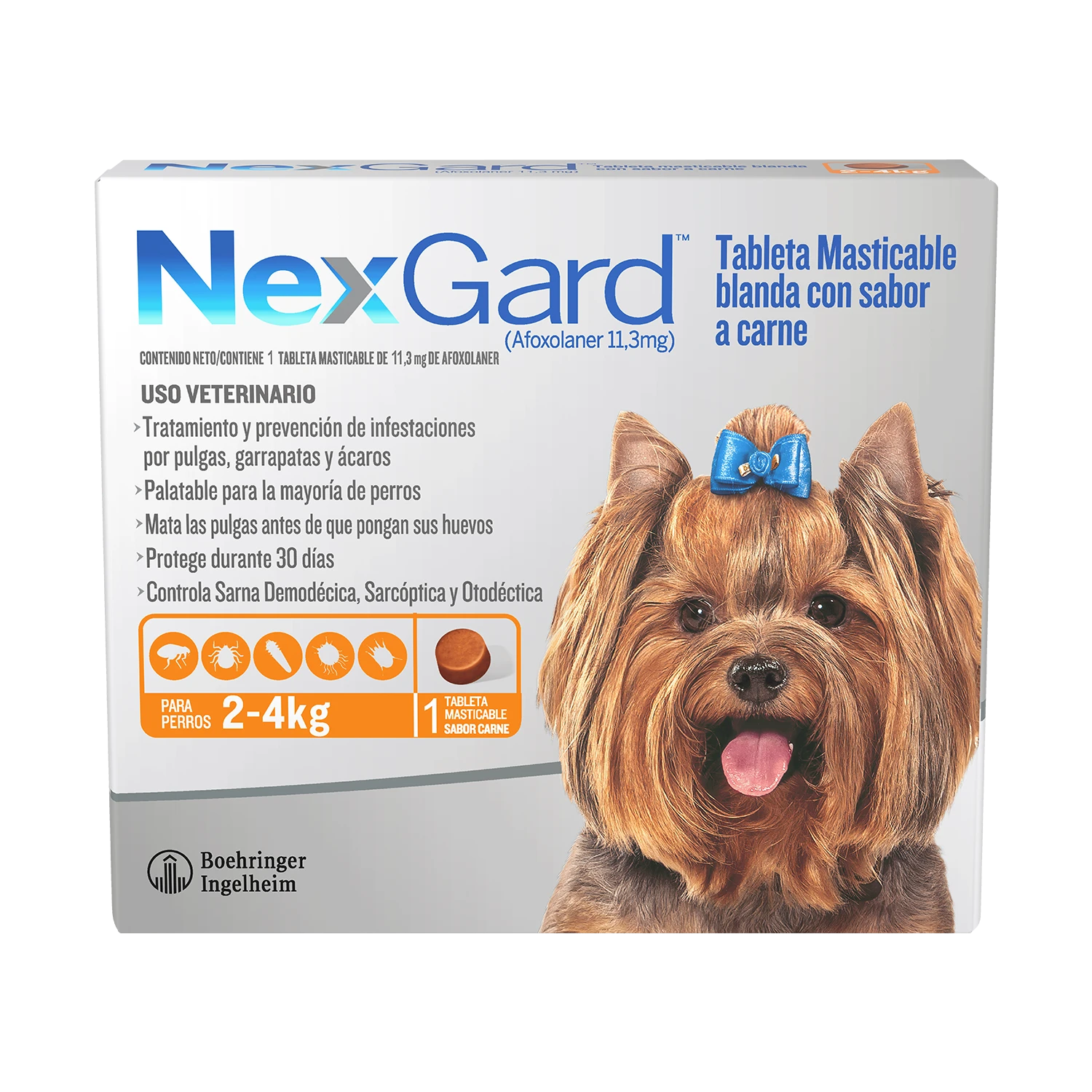 NEXGARD S (2-4KG) CAJA * 1 TAB
