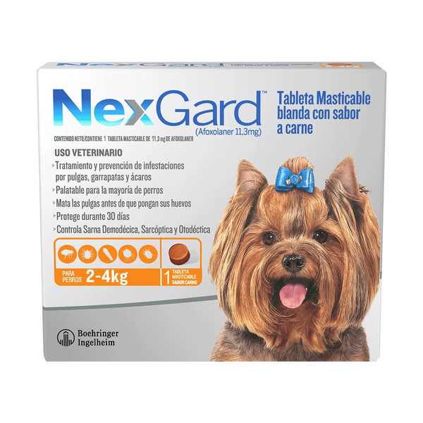 NEXGARD S (2-4KG) CAJA * 1 TAB