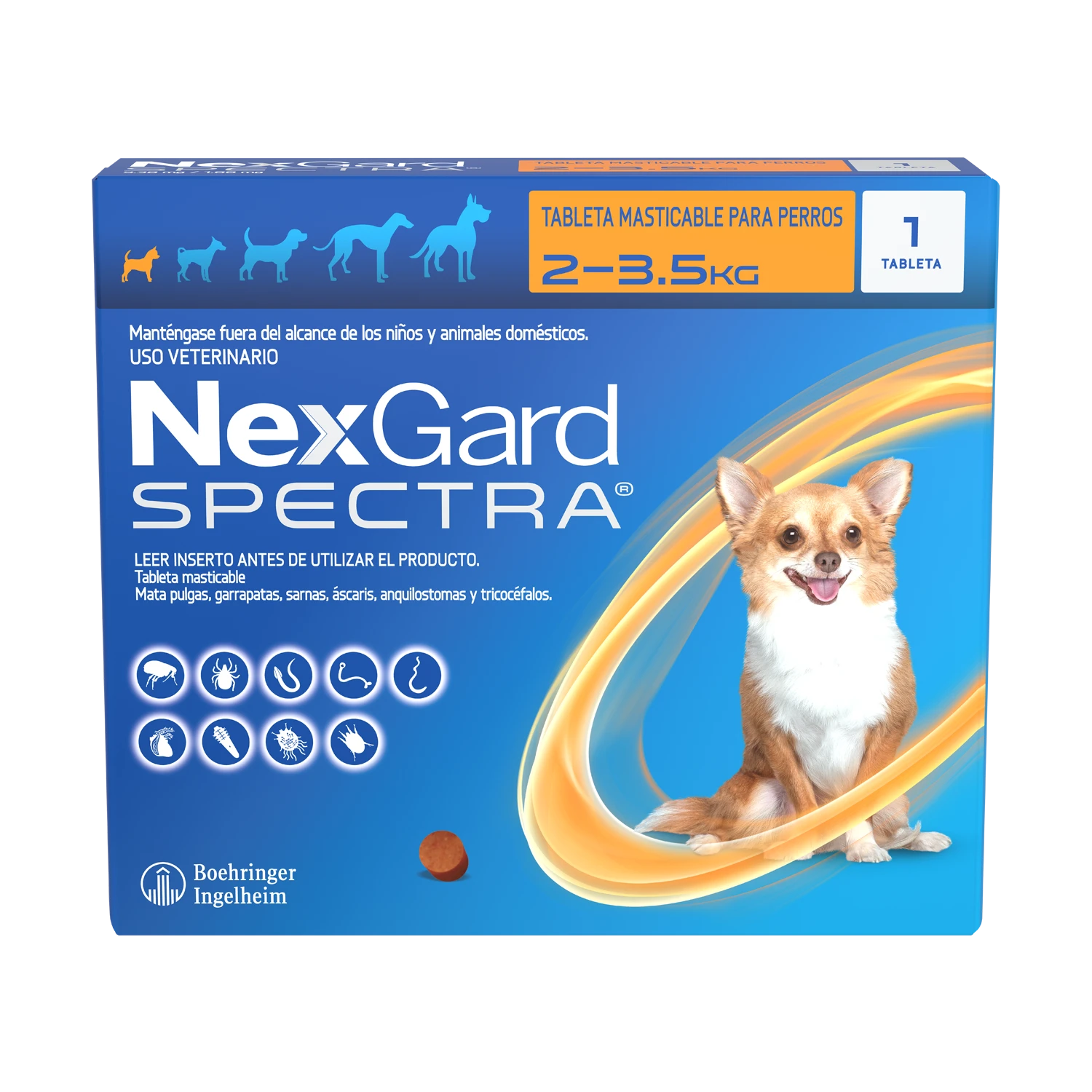 NEXGARD SPECTRA (SALMON) XS 2-3.5 KG
