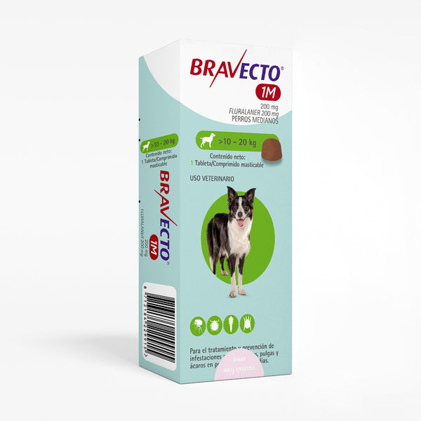 BRAVECTO 1M (10-20 KG) *200MG 37DIAS
