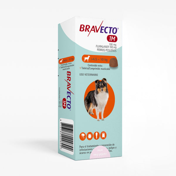 BRAVECTO 1M (4.5-10 KG) *100 MG 37DIAS